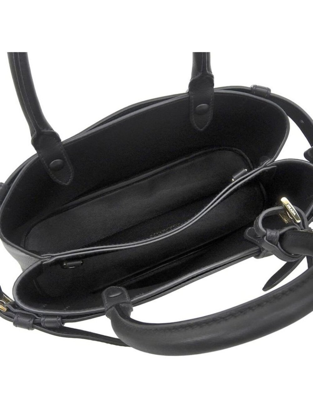 Prada 2-Way Tote Buckle Small Shoulder Bag - Picture 5 of 7